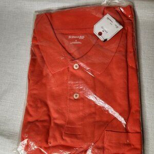 NWT St Johns Bay Polo in Bold Coral (XL) Mens